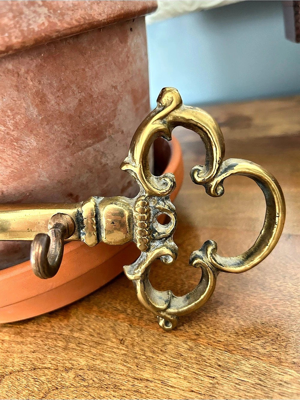 Vintage Solid Brass Key Rack - Picture 3 of 7